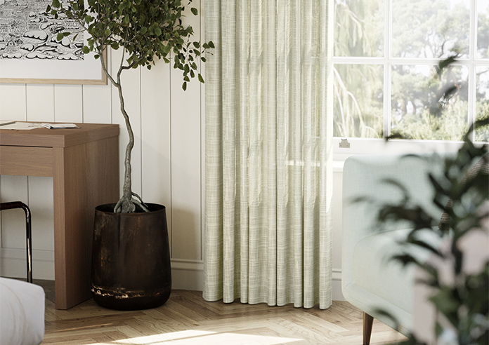 Siena Voile, Khaki Brown - Made to Measure Curtains - Image 5